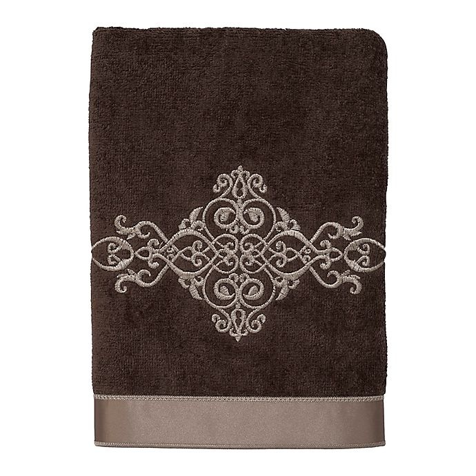 slide 1 of 1, Avanti York II Hand Towel - Mocha, 1 ct