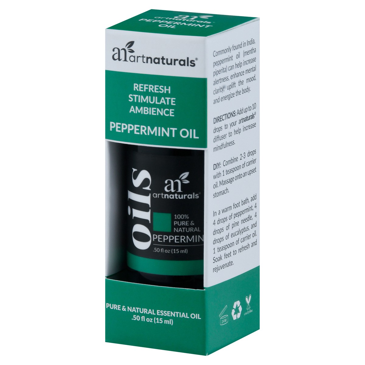 slide 7 of 13, artnaturals Peppermint Oil 0.50 fl oz, 0.5 oz