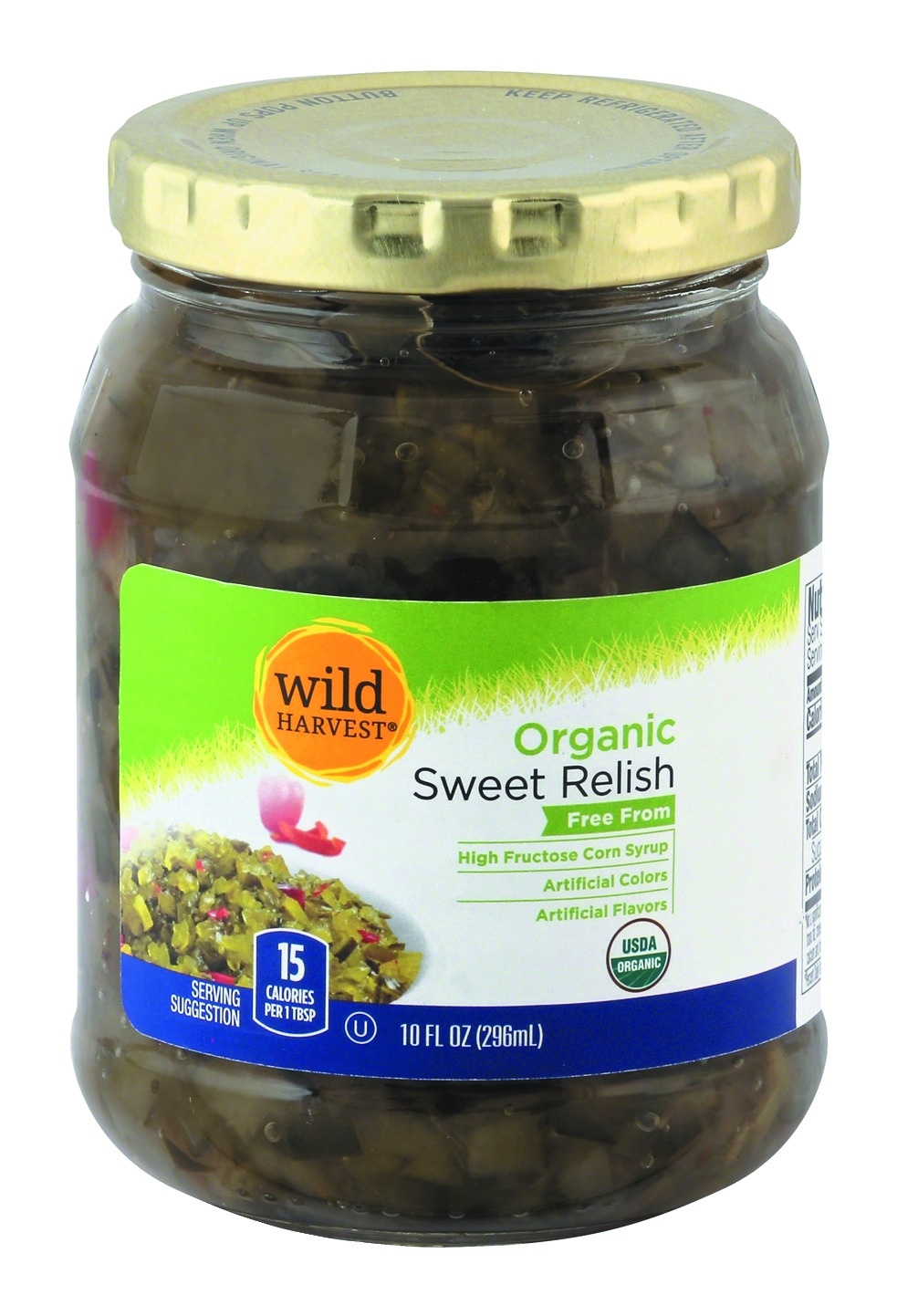 slide 1 of 1, Wild Harvest Organic Sweet Relish, 10 oz