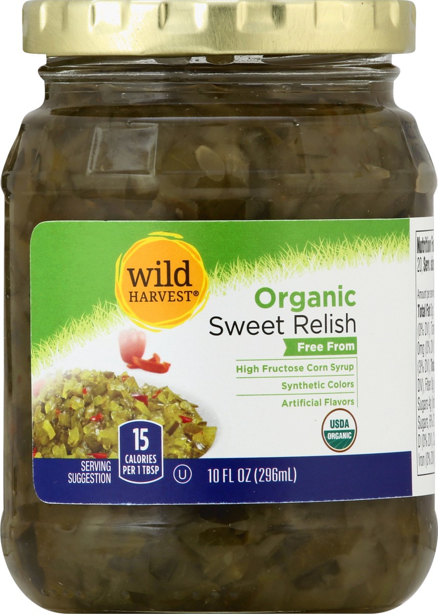 slide 5 of 7, Wild Harvest Organic Sweet Relish, 10 oz