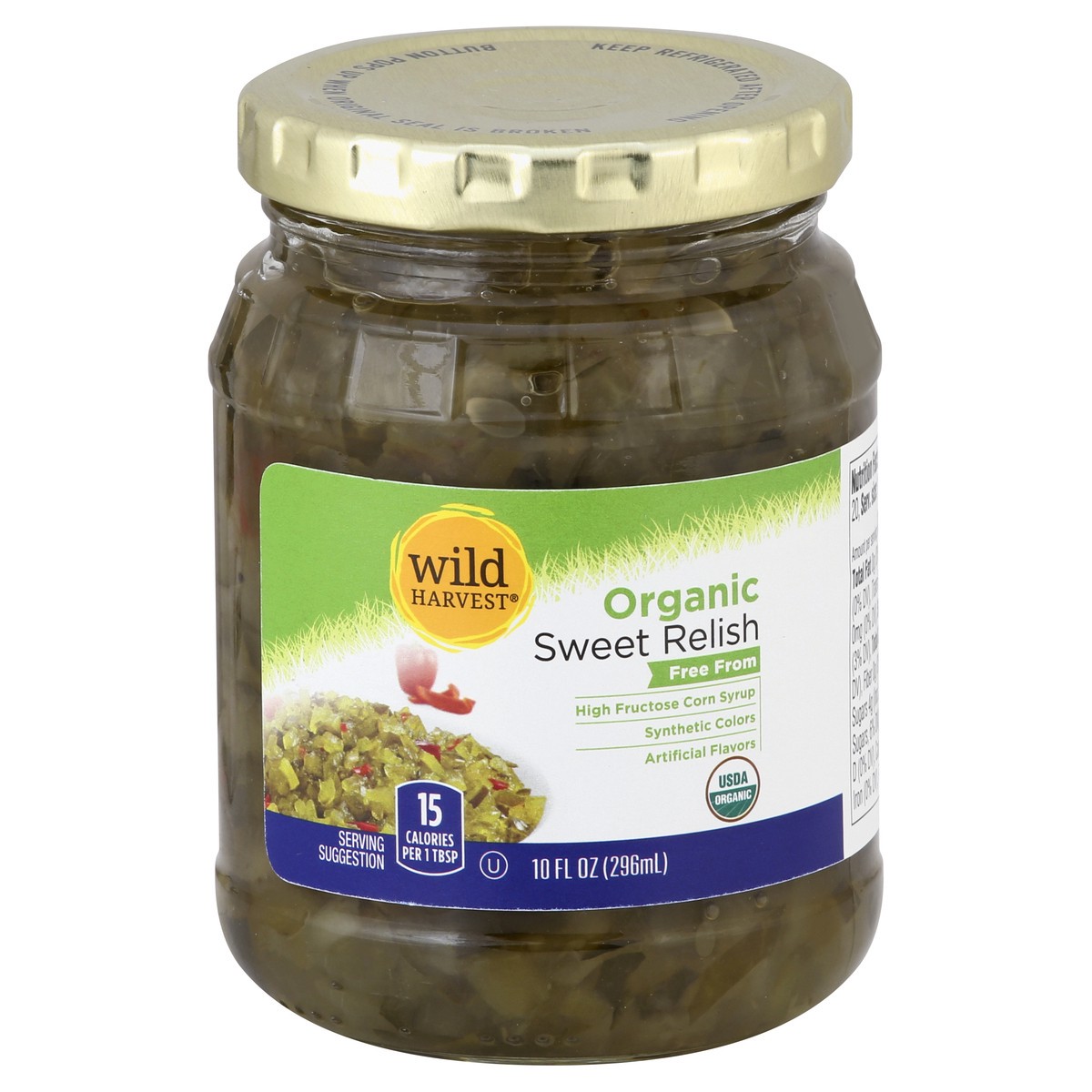 slide 7 of 7, Wild Harvest Organic Sweet Relish, 10 oz