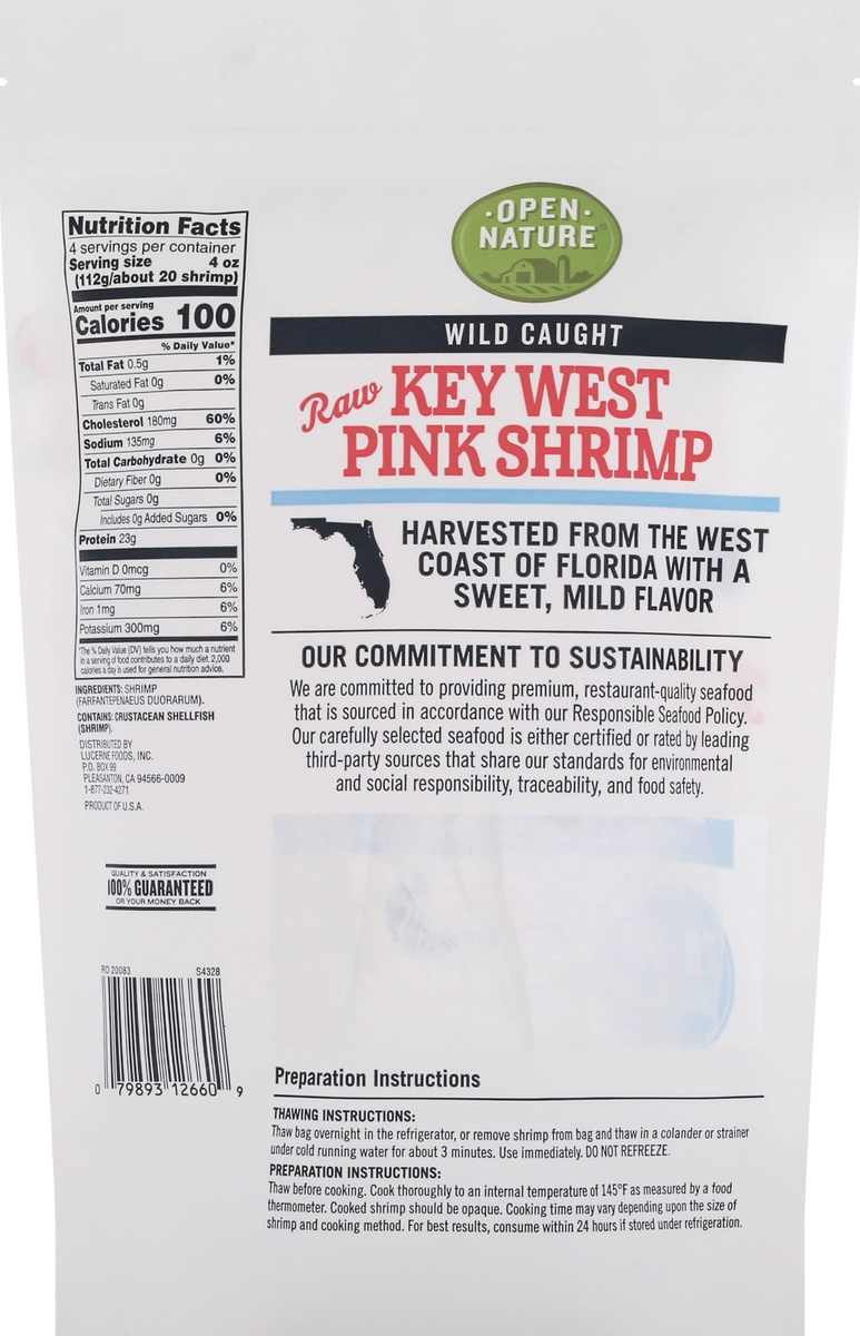 slide 4 of 9, Open Nature Shrimp Raw 70-90 Ct P&D Wild Natural, 