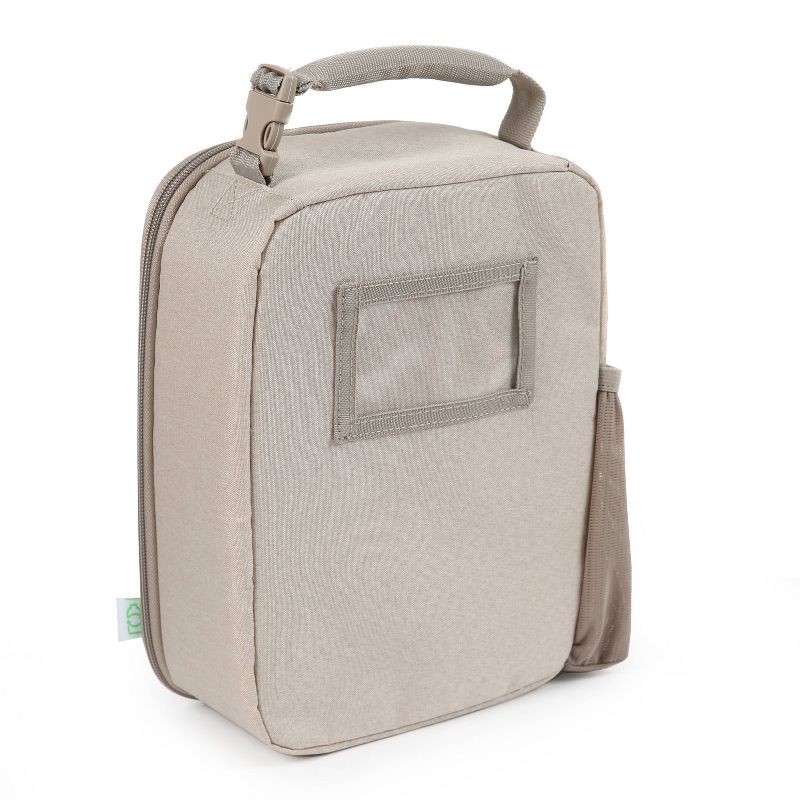 slide 3 of 13, Fulton Bag Co. Upright Lunch Bag - Stone: Polyester, Zipper Closure, 1 ct