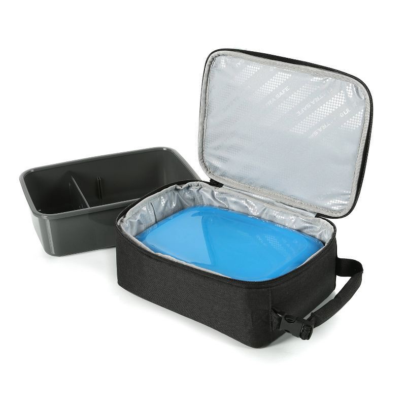 slide 12 of 13, Fulton Bag Co. Upright Lunch Bag - Stone: Polyester, Zipper Closure, 1 ct