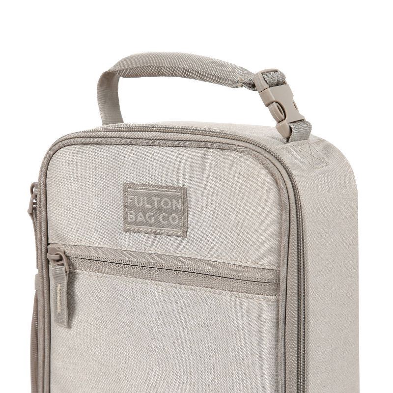 slide 4 of 13, Fulton Bag Co. Upright Lunch Bag - Stone: Polyester, Zipper Closure, 1 ct