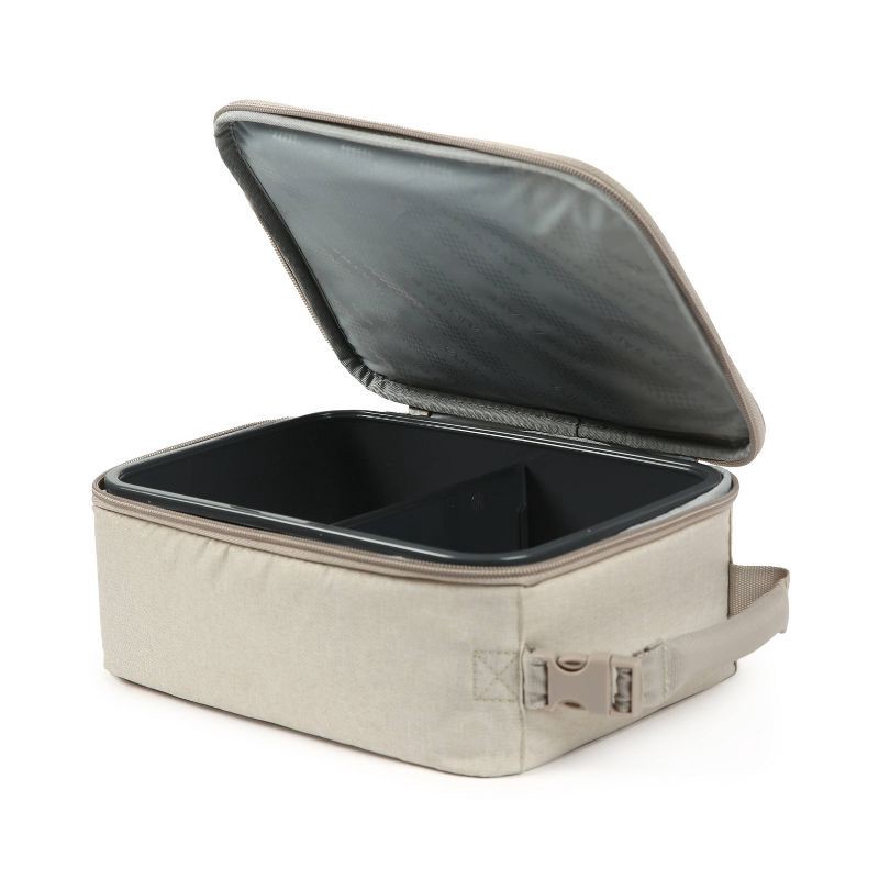 slide 7 of 13, Fulton Bag Co. Upright Lunch Bag - Stone: Polyester, Zipper Closure, 1 ct