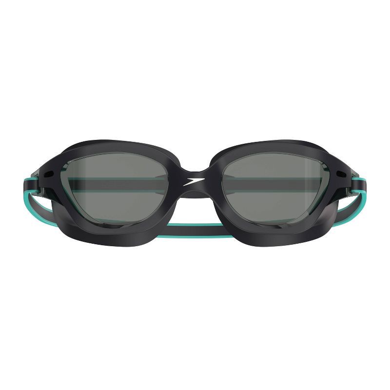 slide 2 of 4, Speedo Adult Seaside Swim Goggles - Black/Gray: Latex-Free, Anti-Fog, Flexible Design, 1 ct