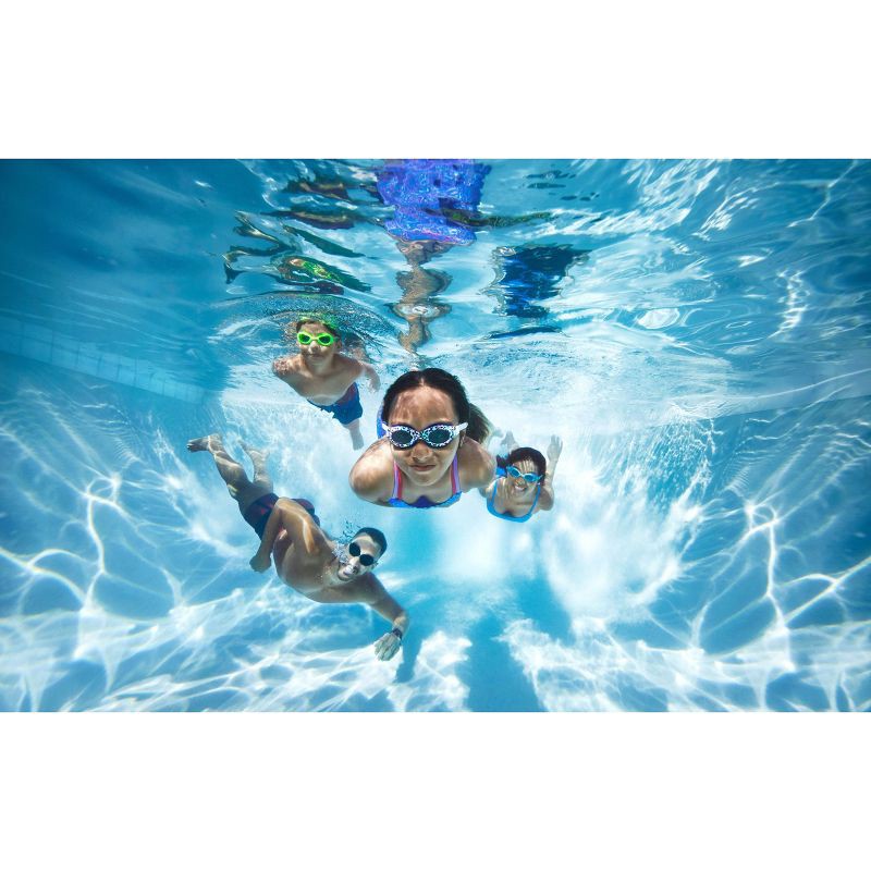 slide 4 of 4, Speedo Adult Seaside Swim Goggles - Black/Gray: Latex-Free, Anti-Fog, Flexible Design, 1 ct