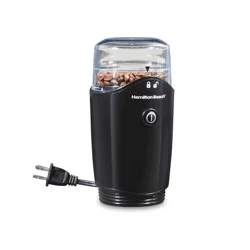 Hamilton Beach Coffee Grinder Black - 80410: Electric Blade Grinder for Coffee Beans, Medium Grind, 12 Cup Capacity