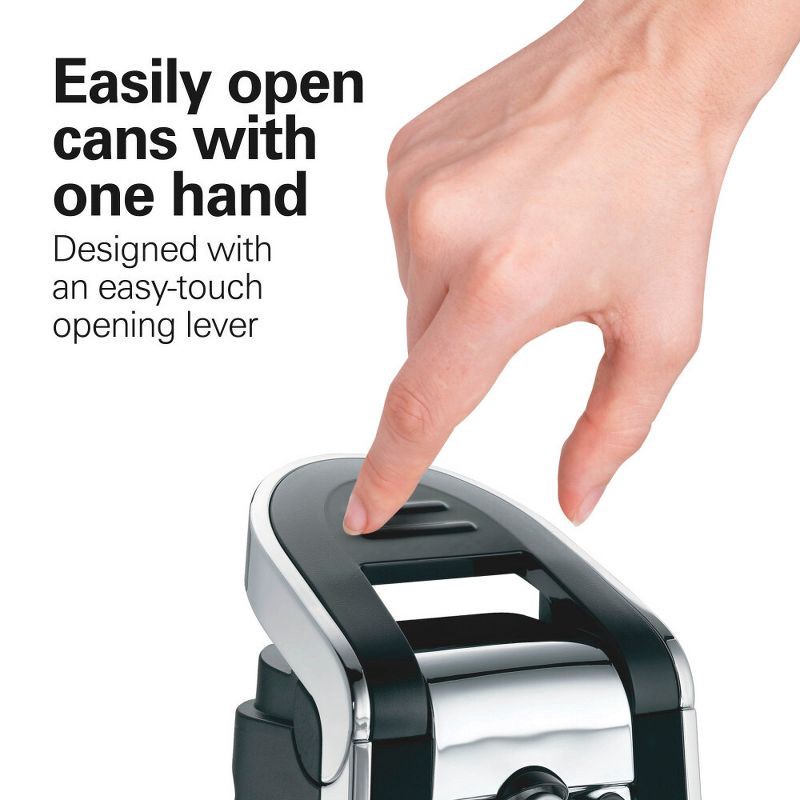 slide 9 of 10, Hamilton Beach Smooth Touch Can Opener Black - 76607, 1 ct