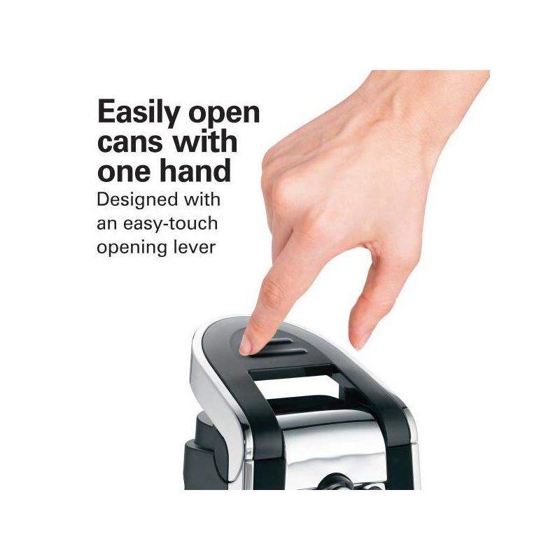 slide 6 of 9, Hamilton Beach Smooth Touch Can Opener Black - 76607, 1 ct