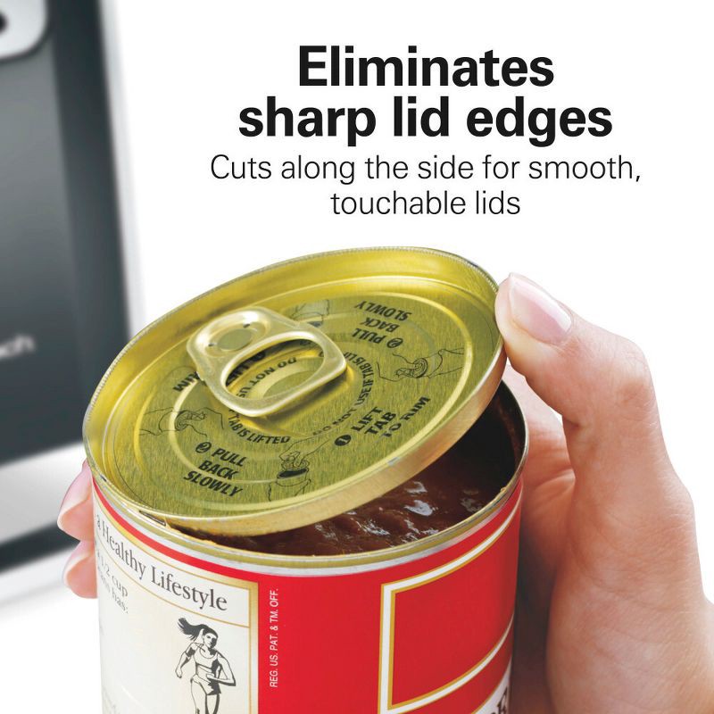 slide 6 of 10, Hamilton Beach Smooth Touch Can Opener Black - 76607, 1 ct