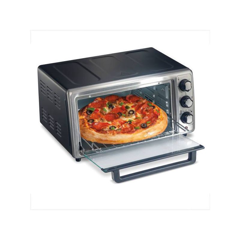 slide 4 of 11, Hamilton Beach Sure-Crisp Air Fryer Toaster Oven Black - 31418, 1 ct