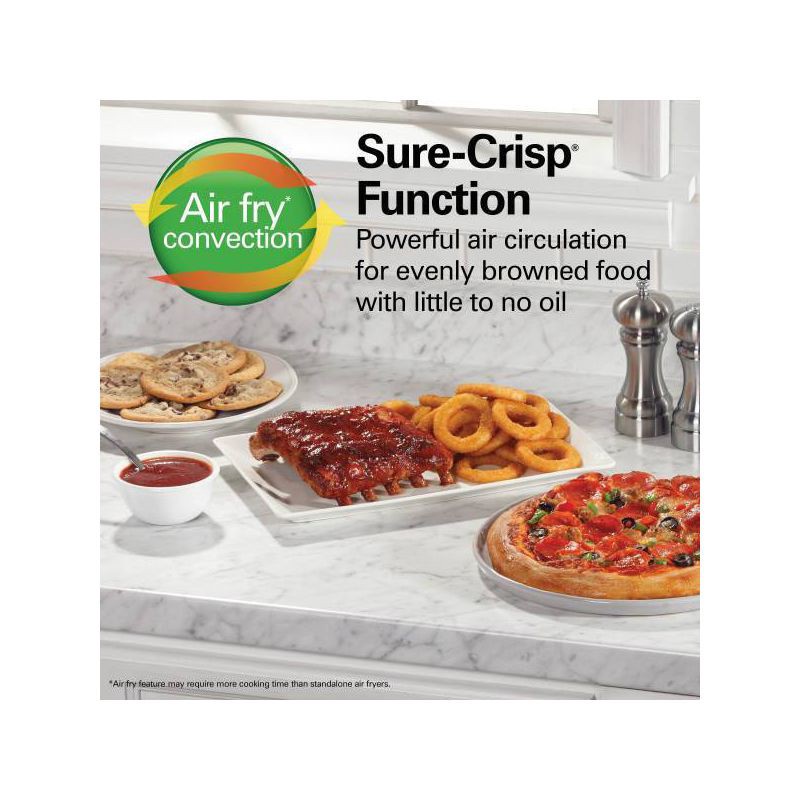 slide 6 of 11, Hamilton Beach Sure-Crisp Air Fryer Toaster Oven Black - 31418, 1 ct