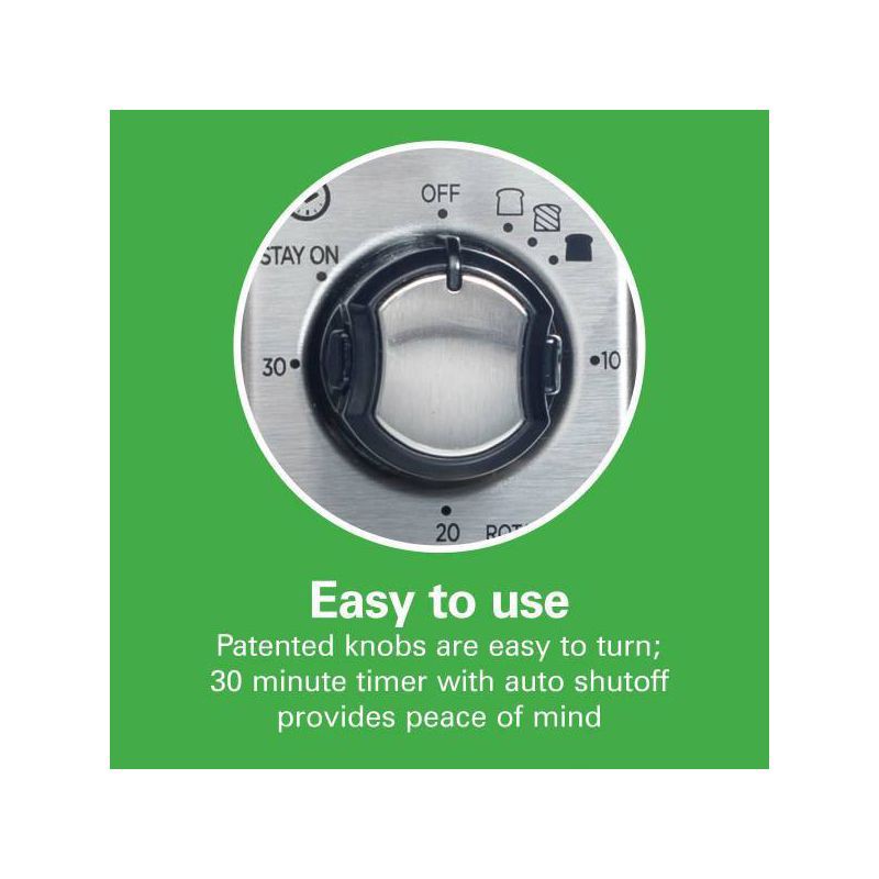 slide 10 of 11, Hamilton Beach Sure-Crisp Air Fryer Toaster Oven Black - 31418, 1 ct