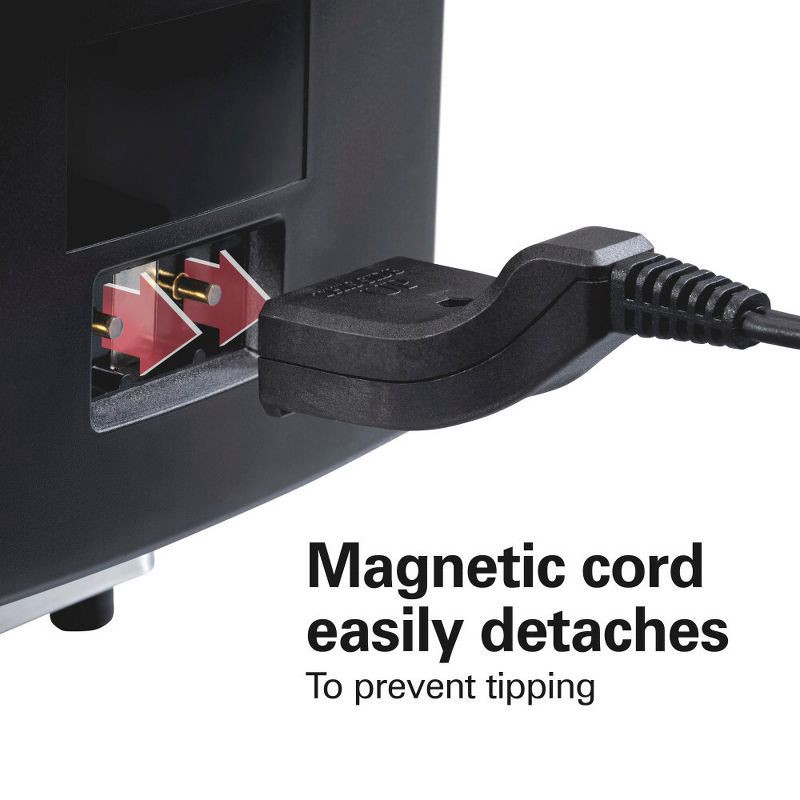 slide 5 of 9, Hamilton Beach 3qt Electric Deep Fryer Black - 35220, 3 qt