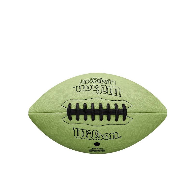 slide 3 of 7, Wilson Luminous Glow Junior Football, 1 ct