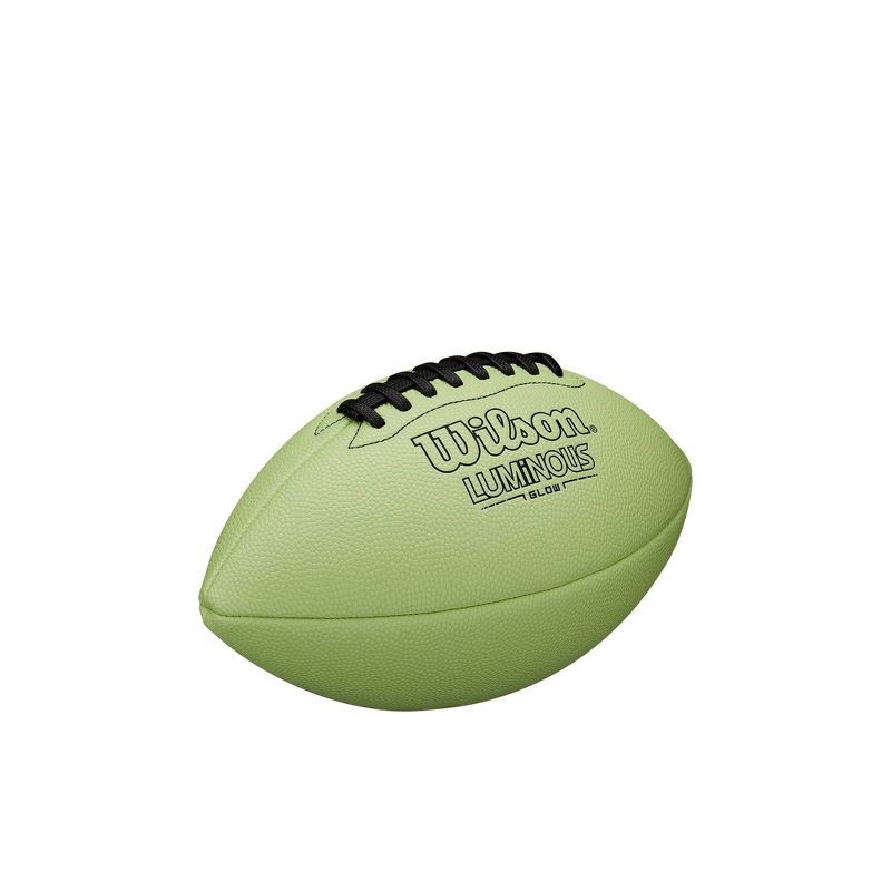 slide 4 of 7, Wilson Luminous Glow Junior Football, 1 ct