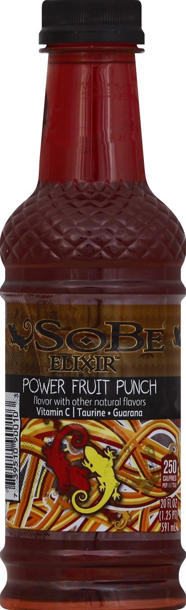 slide 2 of 4, SoBe Elixir Power Fruit Punch Beverage 20 Fluid Ounce Bottle - 20 oz, 20 oz