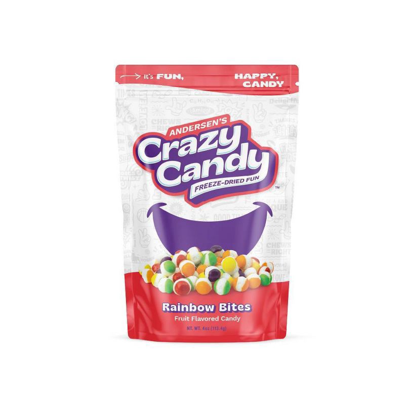 slide 1 of 4, Crazy Candy Freeze Dried Candy - Rainbow Bites - 3.9oz, 3.9 oz