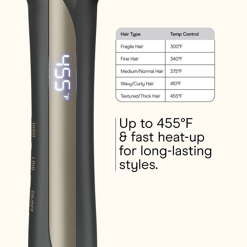 slide 4 of 9, InfinitiPRO by Conair Conair InfinitiPro Digital Flat Hair Iron - 1 1/4", 1 ct