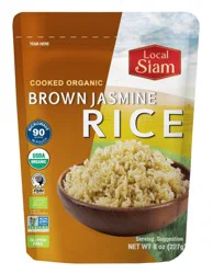 Local Siam Cooked Organic Brown Jasmine Rice