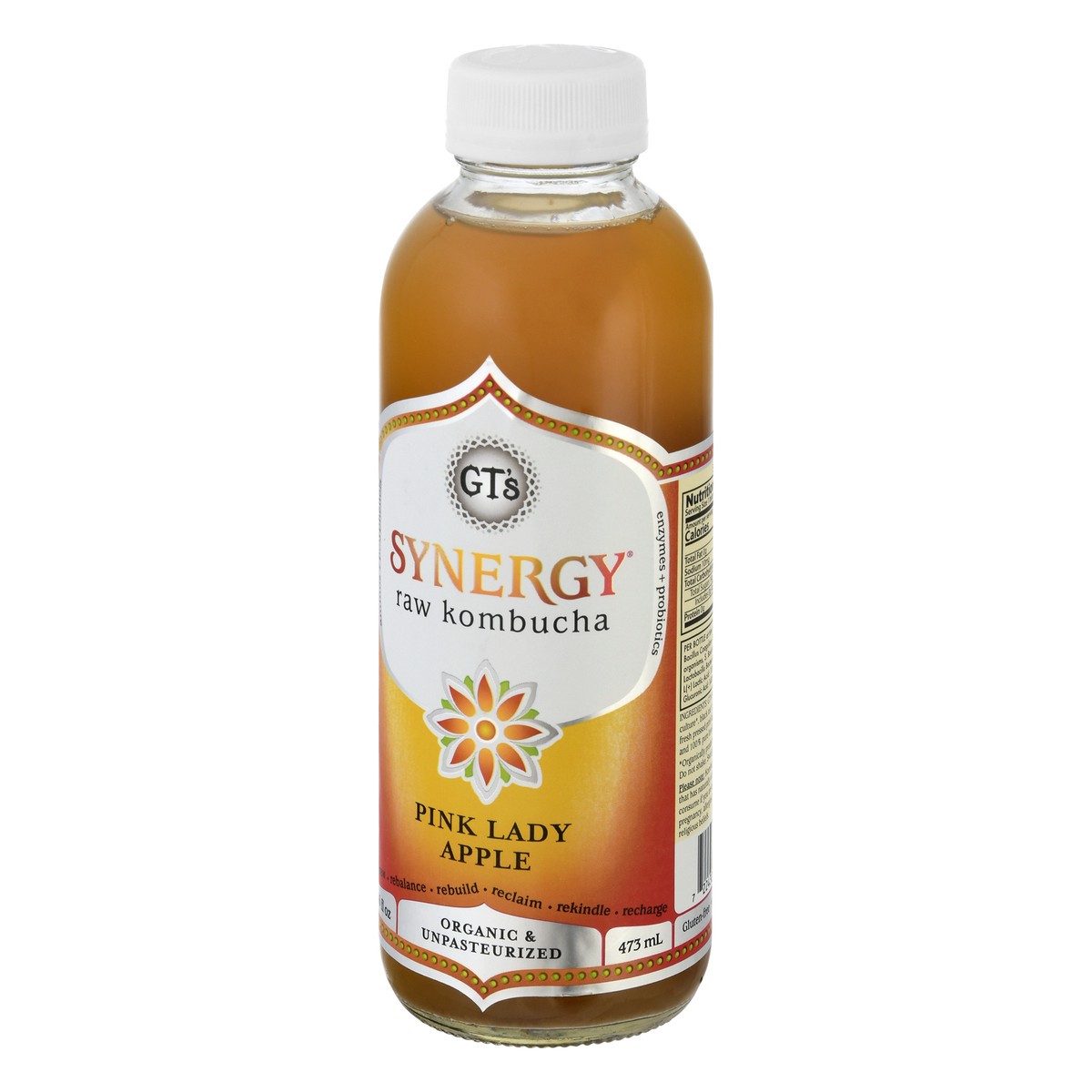 slide 2 of 13, GT's Synergy Raw Pink Lady Apple Kombucha 16 oz, 16 fl oz