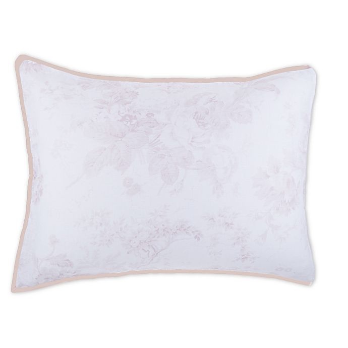 slide 1 of 2, Wamsutta Vintage Edith Standard Pillow Sham - Blush, 1 ct