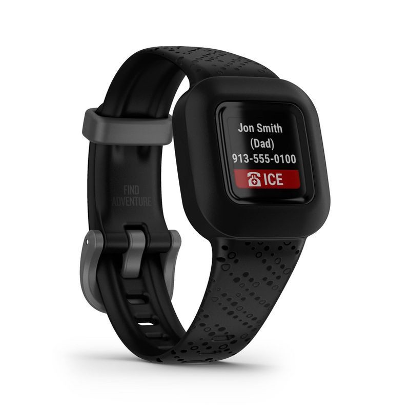 slide 3 of 5, Garmin Vivofit Jr. 3 Kids Fitness Tracker - Black Cosmic, 1 ct