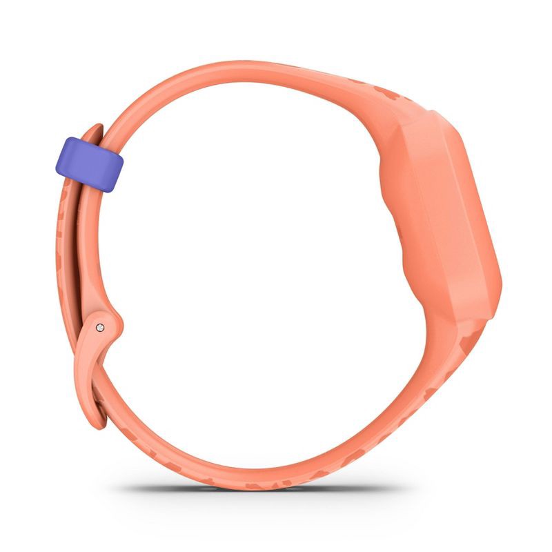 slide 4 of 5, Garmin Vivofit Jr. 3 Kids Fitness Tracker - Peach Leopard, 1 ct