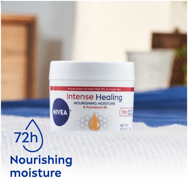slide 5 of 7, NIVEA Intense Healing Body Cream Scented - 13.5oz, 13.5 oz
