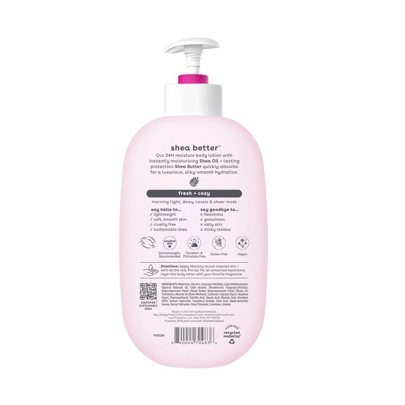 slide 7 of 7, eos Shea Better Fresh and Cozy Moisture Body Lotion - 16 fl oz, 16 fl oz