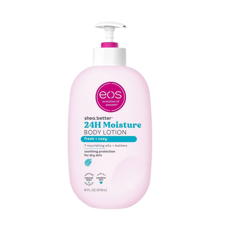 slide 1 of 7, eos Shea Better Fresh and Cozy Moisture Body Lotion - 16 fl oz, 16 fl oz