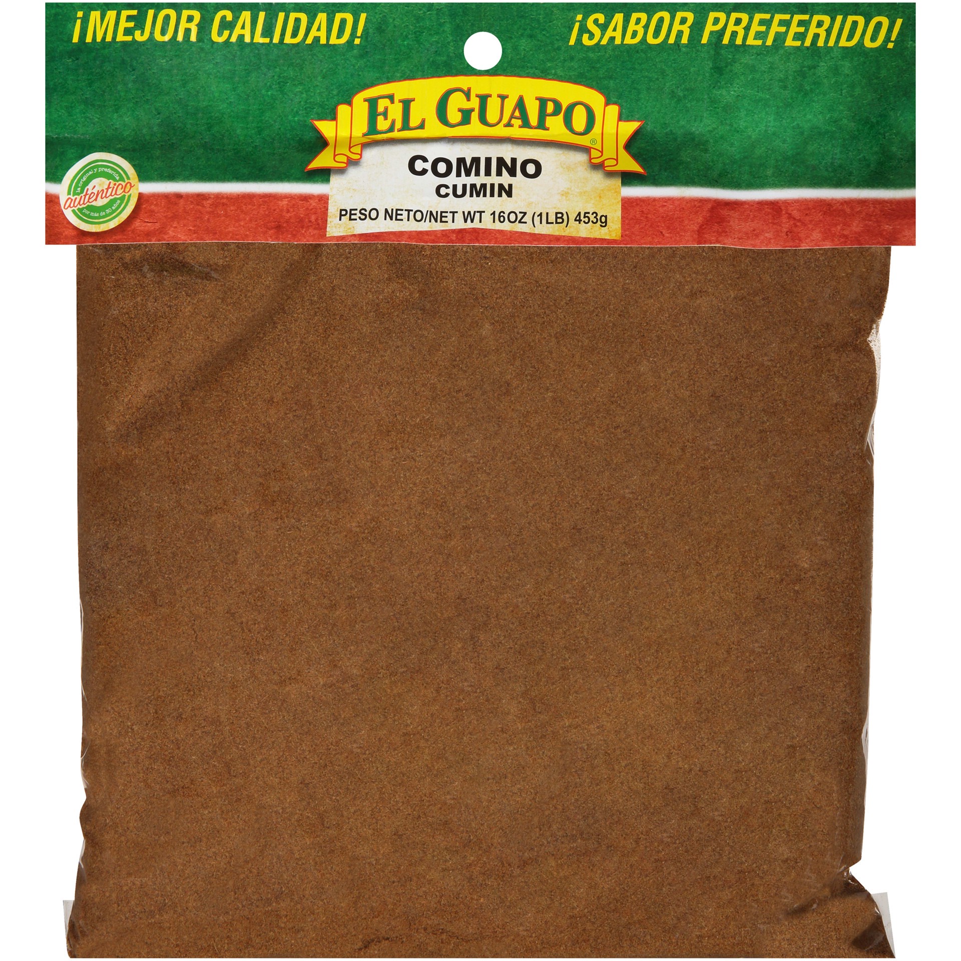 slide 1 of 5, El Guapo Ground Cumin (Comino Molido), 16 oz, 16 oz