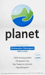 Planet Dishwasher Detergent 75 oz