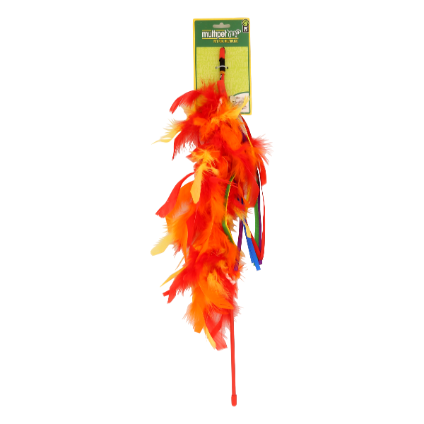 slide 1 of 1, Multipet Cat Toy Dangler W Feathr, 1 ct