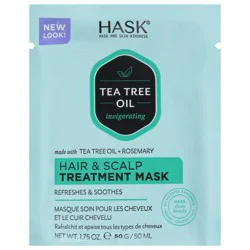 Hask Tea Tree Oil Hair & Scalp Treatment Mask 1.75 oz