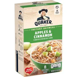 Quaker Instant Oatmeal Apple Cinnamon - 8ct/12.1oz