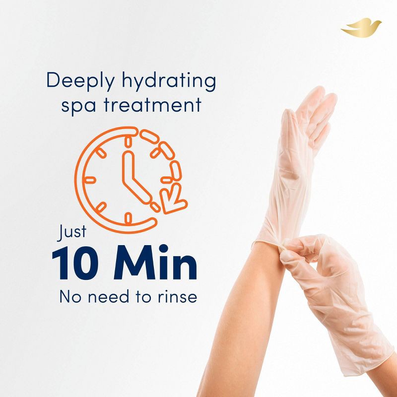 slide 10 of 11, Dove Beauty Love Radiant Moisture Hand Mask - 1 pair, 1 ct