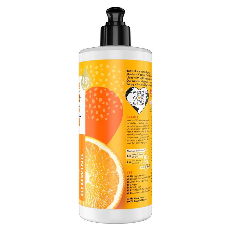 slide 3 of 5, Love Beauty and Planet Glowing Mandarin and Vitamin C Pump Body Lotion - 16 fl oz, 16 fl oz