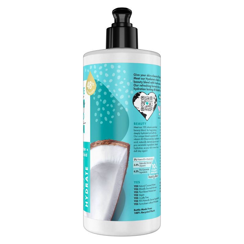 slide 3 of 5, Love Beauty and Planet Hydrate Coconut Water and Hyaluronic Acid Pump Body Lotion - 16 fl oz, 16 fl oz