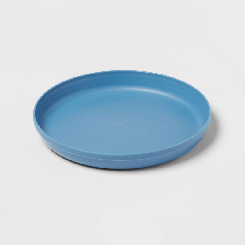 slide 3 of 3, 7" 6pk Plastic Kids' Dinner Plates - Pillowfort™: Toddler Plates, BPA-Free, Reusable, Dishwasher & Microwave Safe, 6 ct