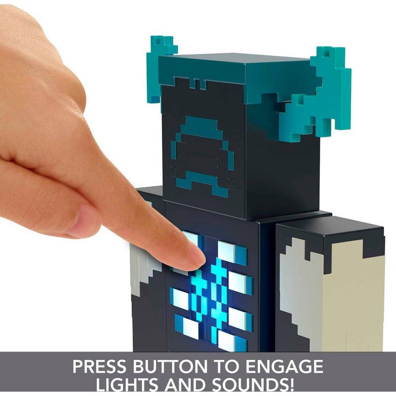 slide 3 of 7, Minecraft Warden Figure, 1 ct
