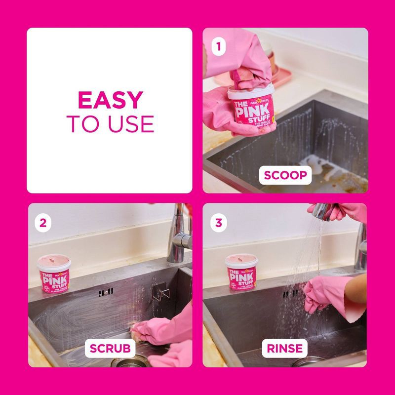 slide 8 of 20, The Pink Stuff Cleaning Paste - 17.63oz, 17.63 oz