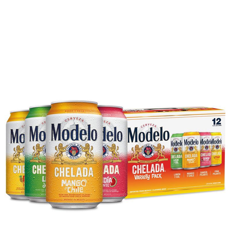 slide 1 of 9, Modelo Especial Modelo Chelada Variety - 12pk/12 fl oz Cans, 12 ct; 12 fl oz