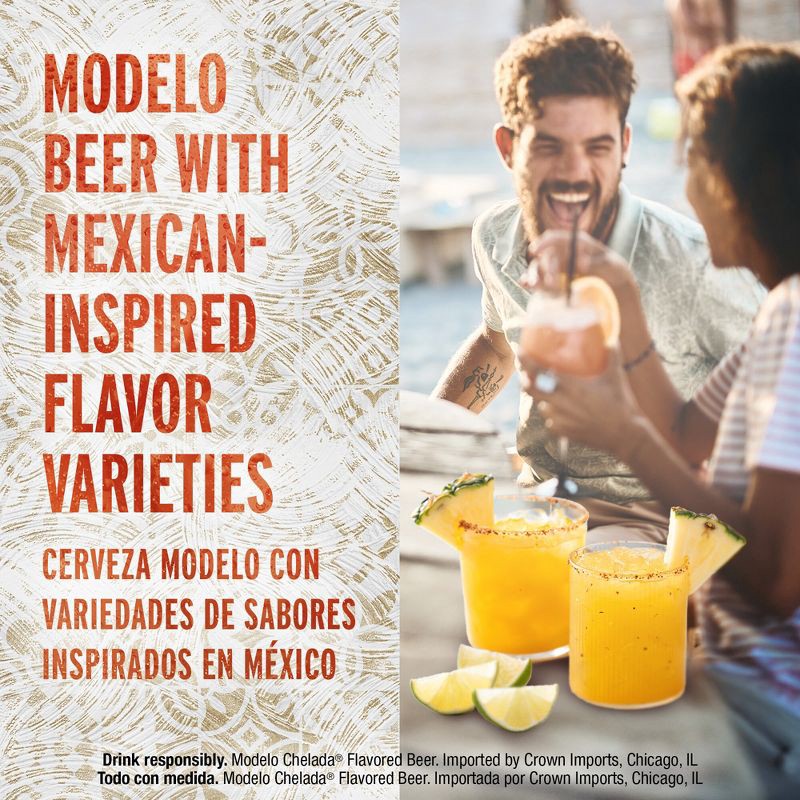 slide 5 of 10, Modelo Especial Modelo Chelada Variety Pack Flavored Beer - 12 fl oz/12pk Cans, 12 ct; 12 fl oz