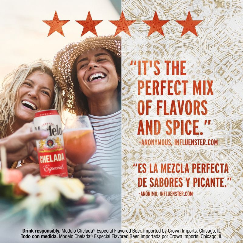 slide 7 of 10, Modelo Especial Modelo Chelada Variety Pack Flavored Beer - 12 fl oz/12pk Cans, 12 ct; 12 fl oz