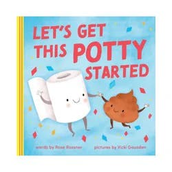 Sourcebooks Let's Get This Potty Started - (Punderland) by Rose Rossner (Board Book)