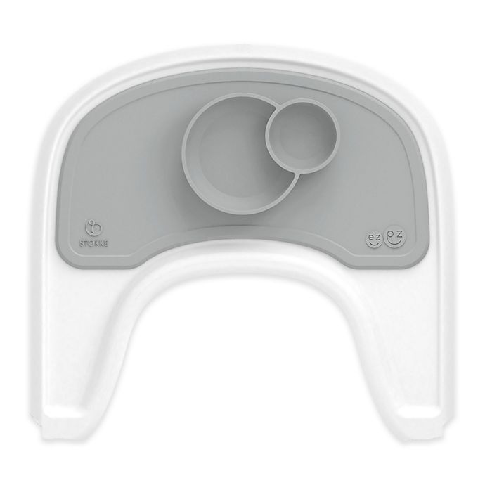 slide 1 of 4, Stokke ezpzBowls Placemat for Stokke Tripp Trapp Tray - Grey, 1 ct