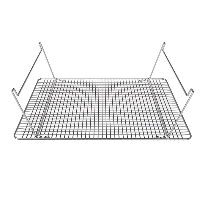 slide 3 of 7, Hamilton Housewares Stainless Steel Stackable Cooling Rack, 12 in x 17 in